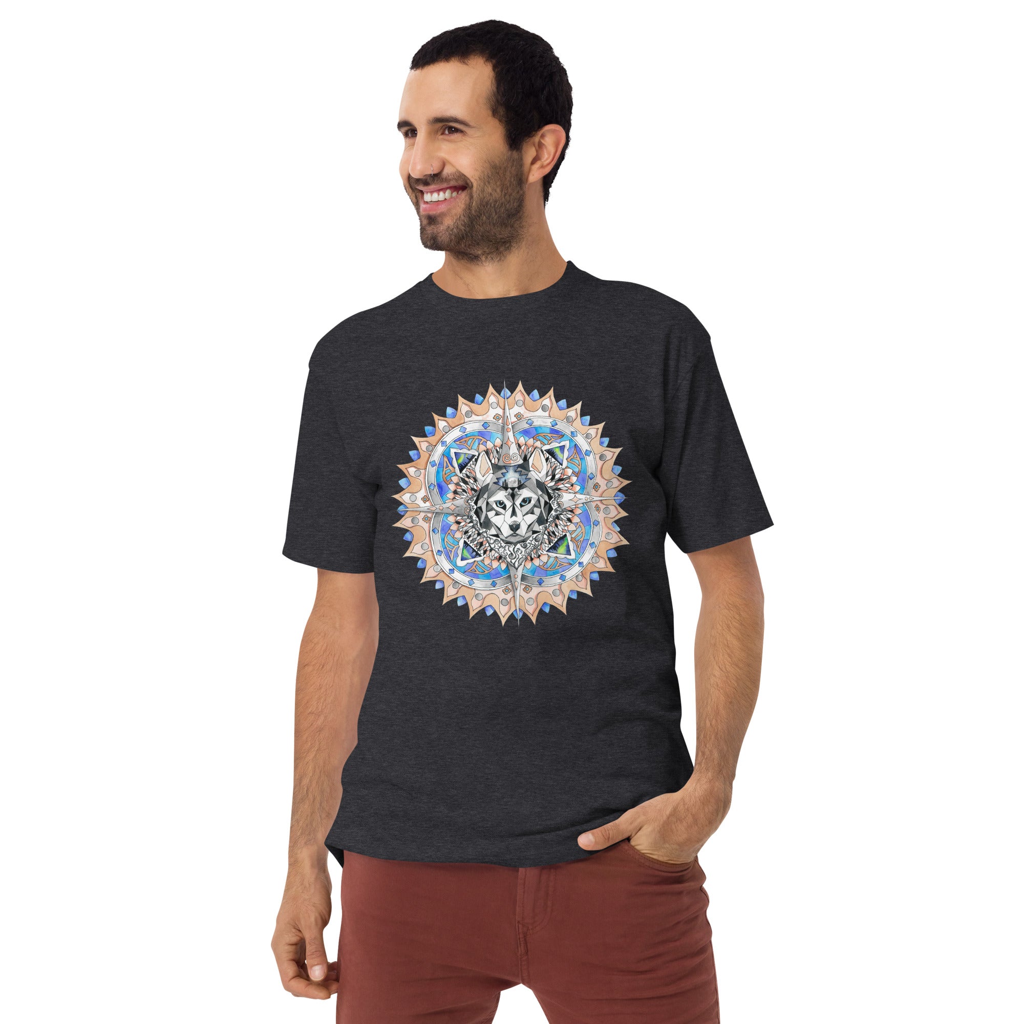 Husky Men’s premium heavyweight tee