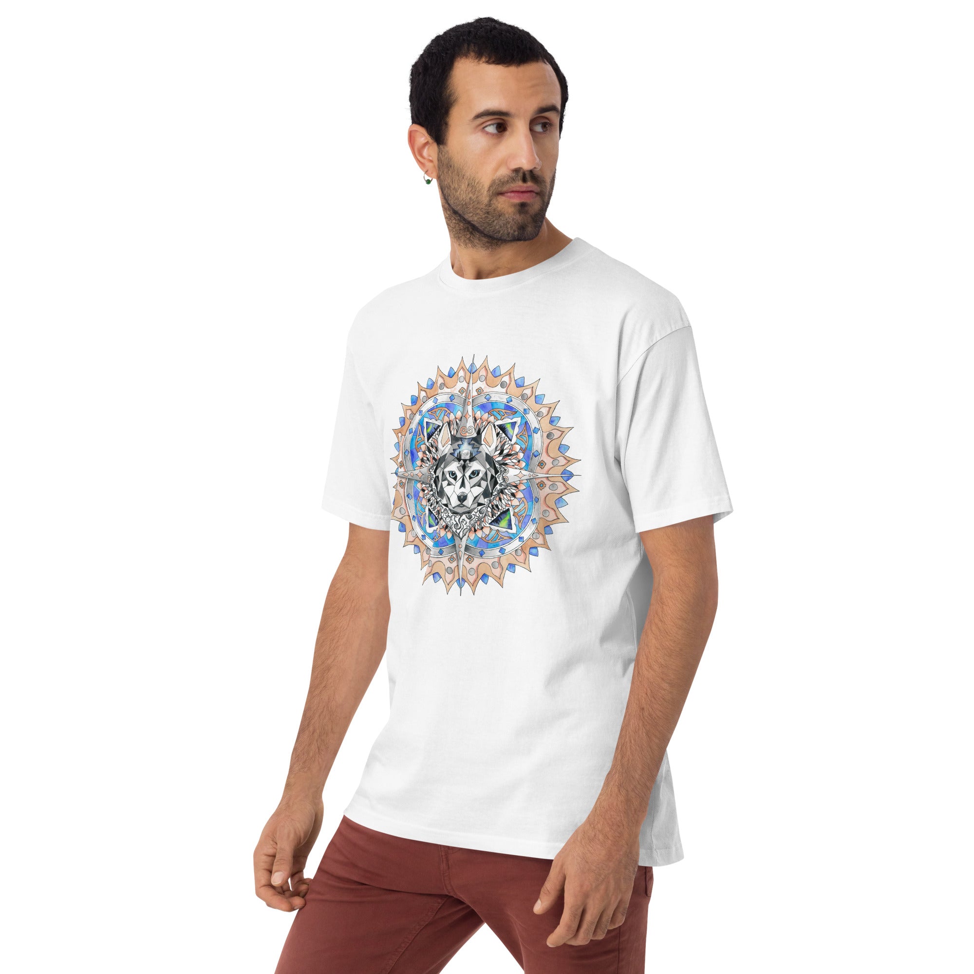 Husky Men’s premium heavyweight tee