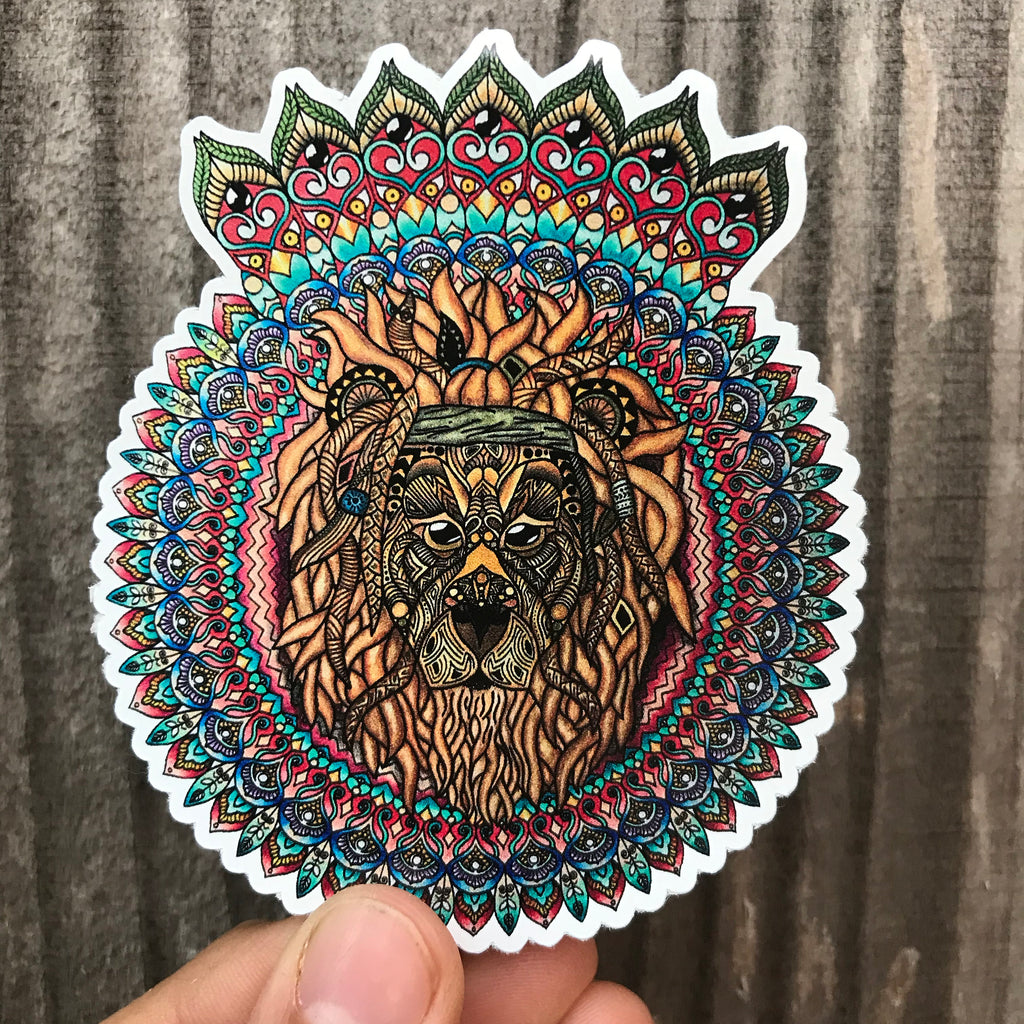 Mufasa Mandala Sticker