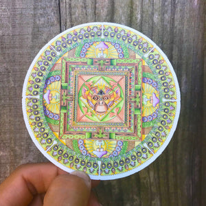 Monkey Mandala Sticker