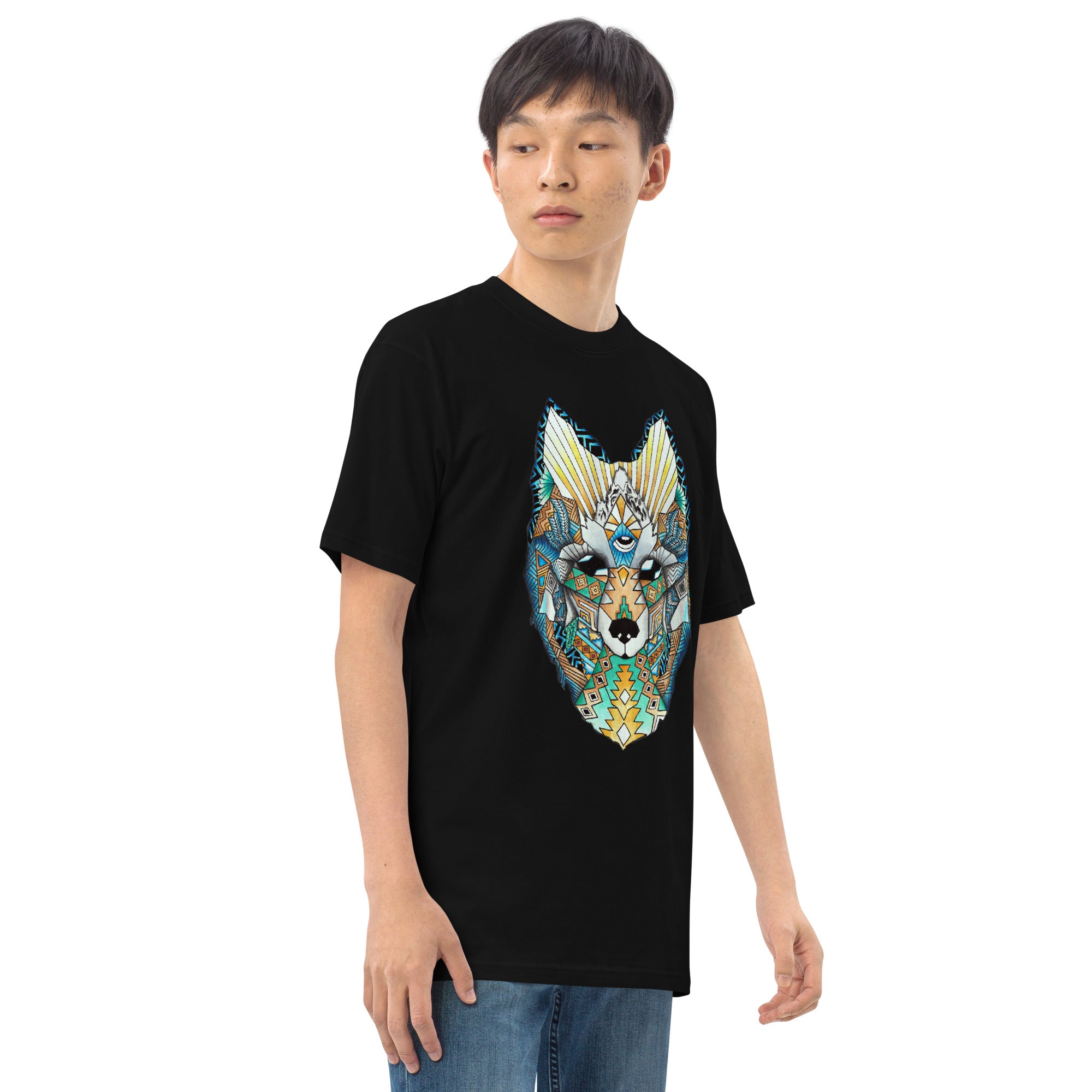 Wolf Head Men’s premium heavyweight tee