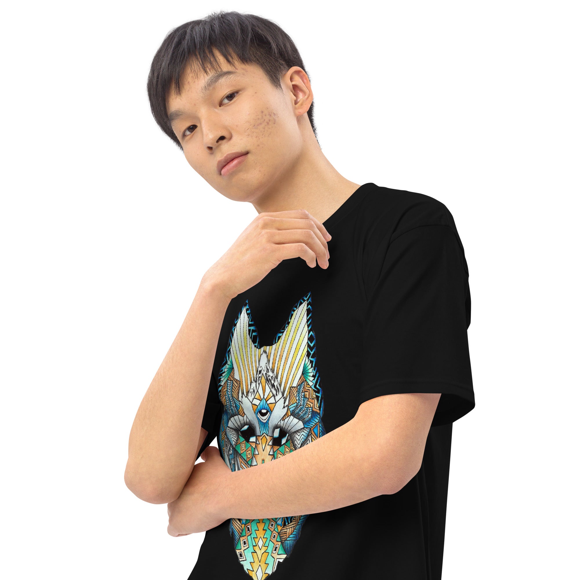 Wolf Head Men’s premium heavyweight tee