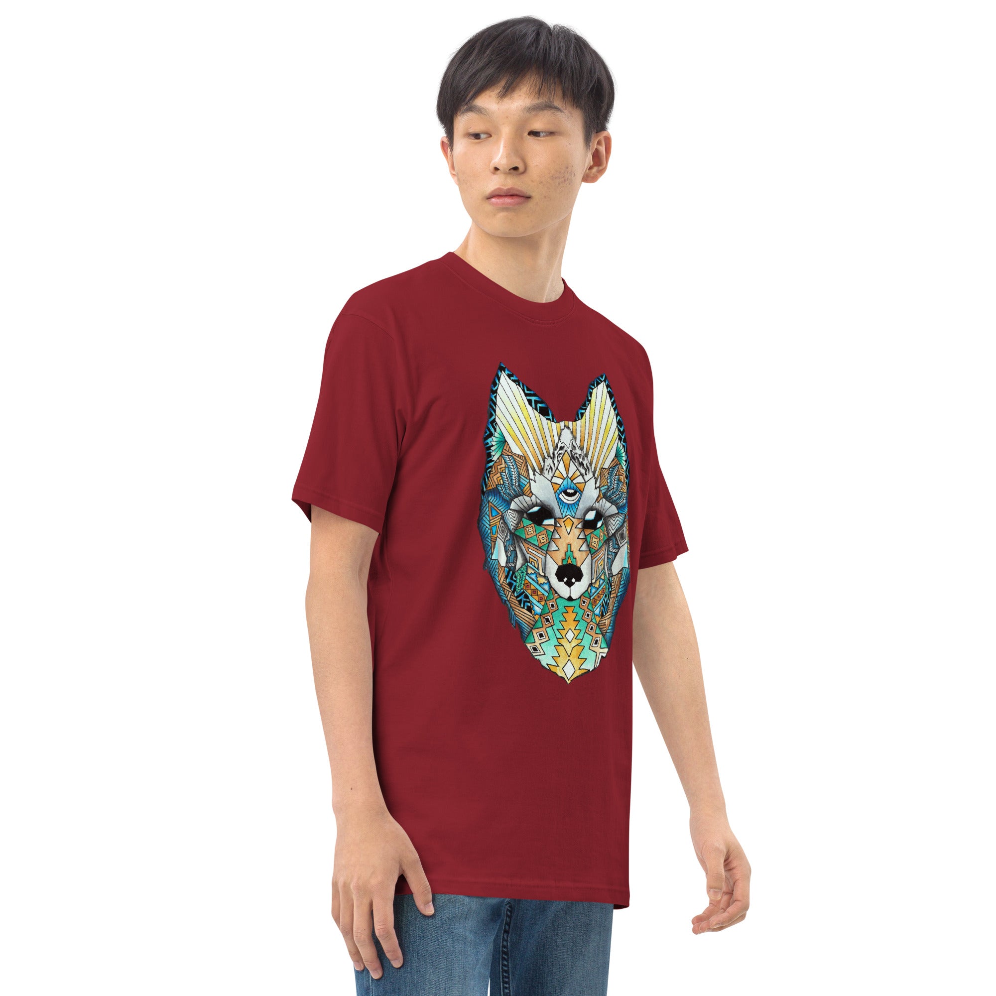 Wolf Head Men’s premium heavyweight tee