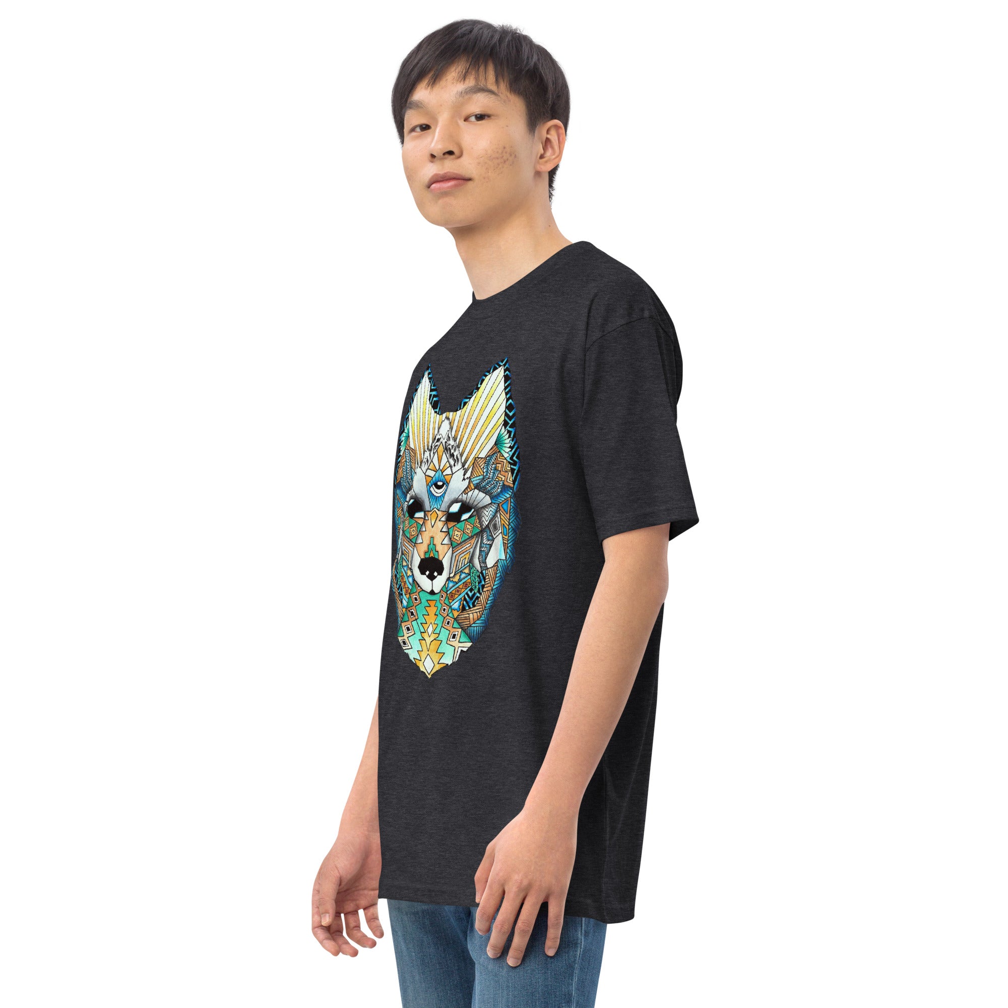 Wolf Head Men’s premium heavyweight tee