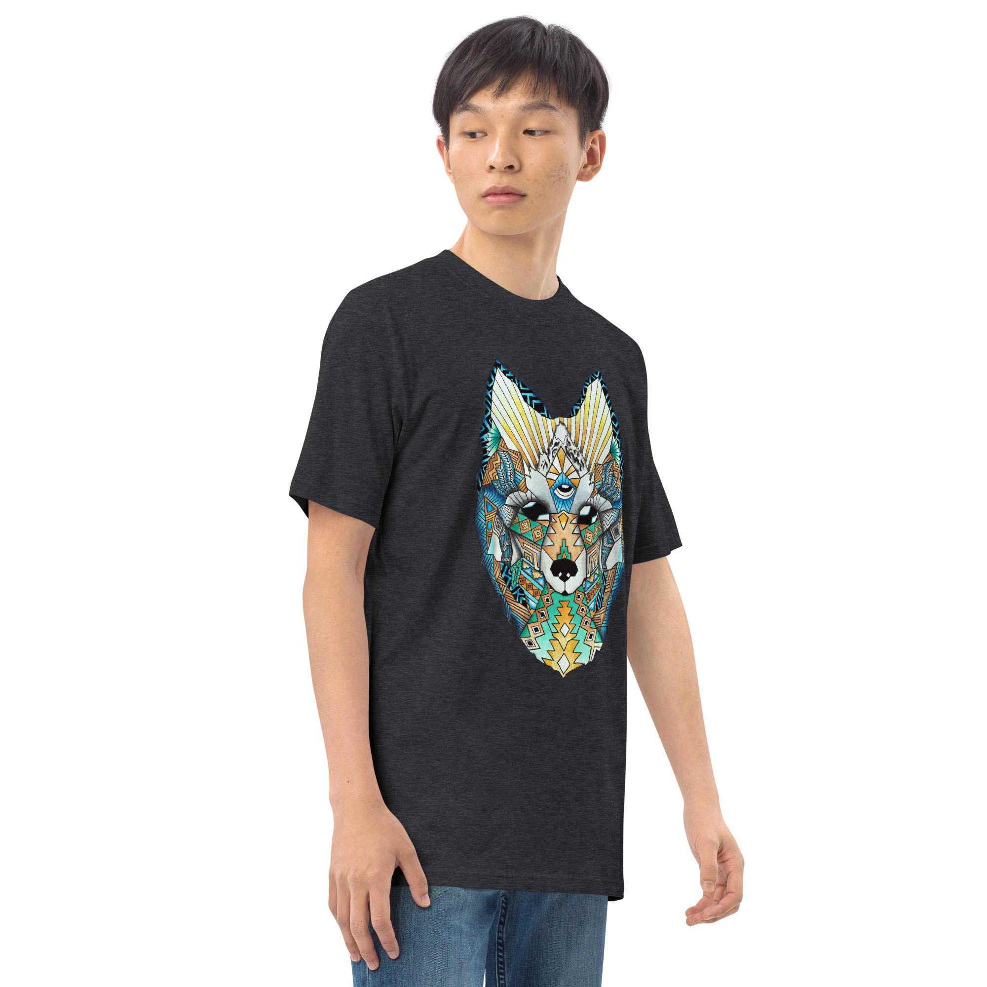 Wolf Head Men’s premium heavyweight tee