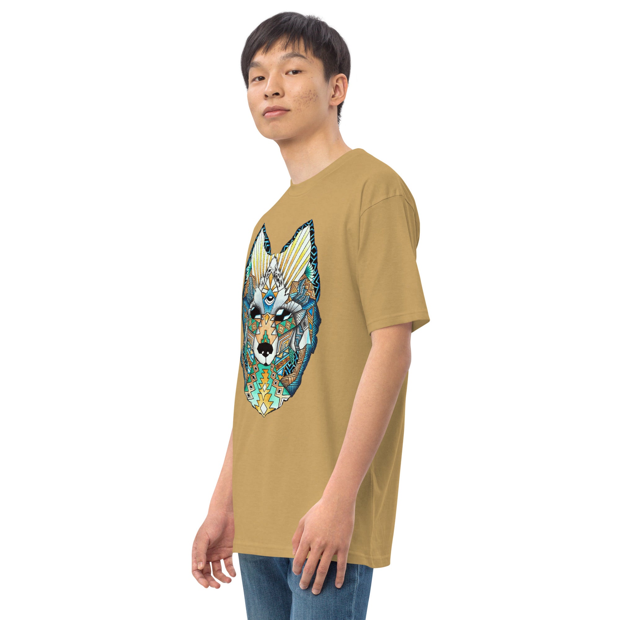 Wolf Head Men’s premium heavyweight tee