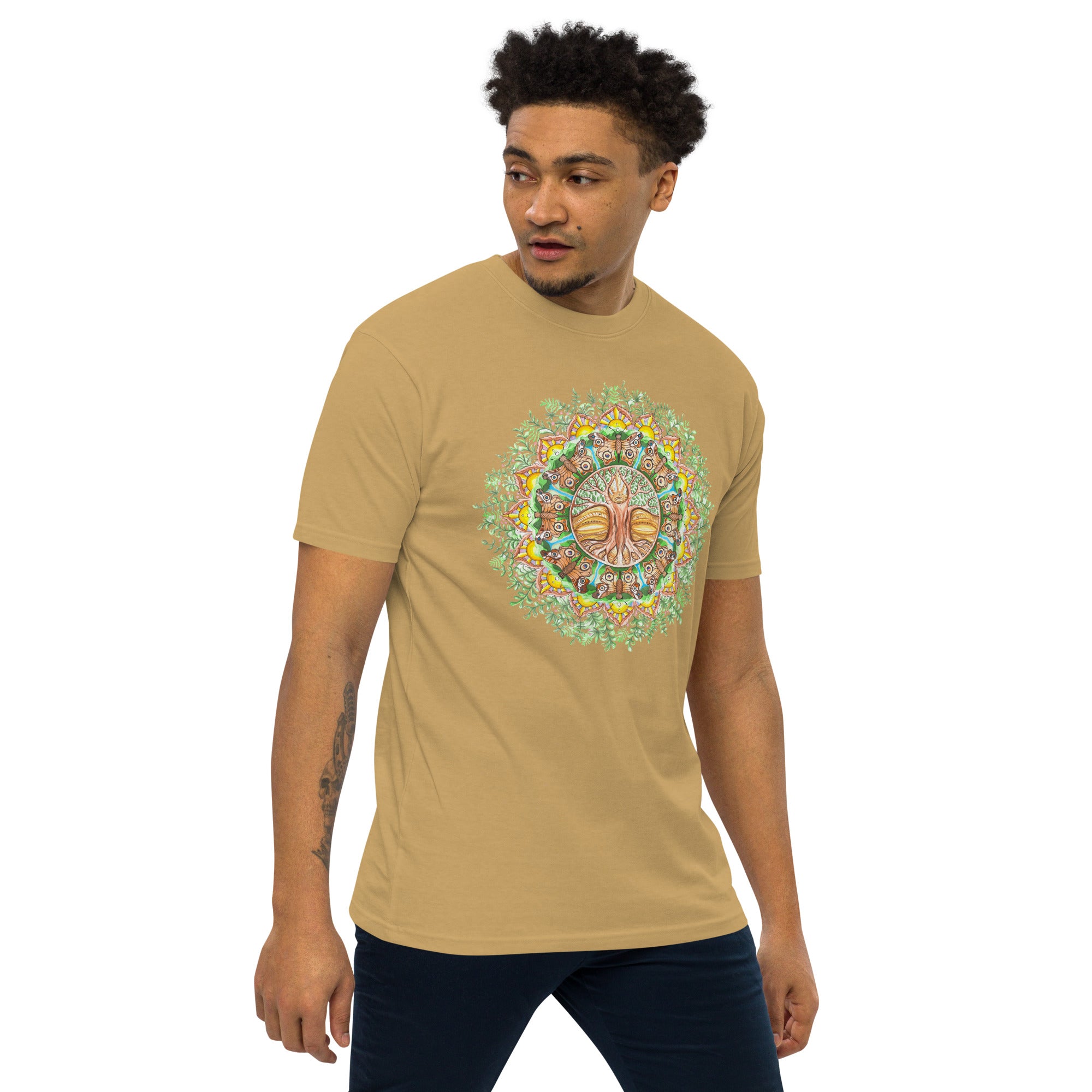 Tree of Life Men’s premium heavyweight tee