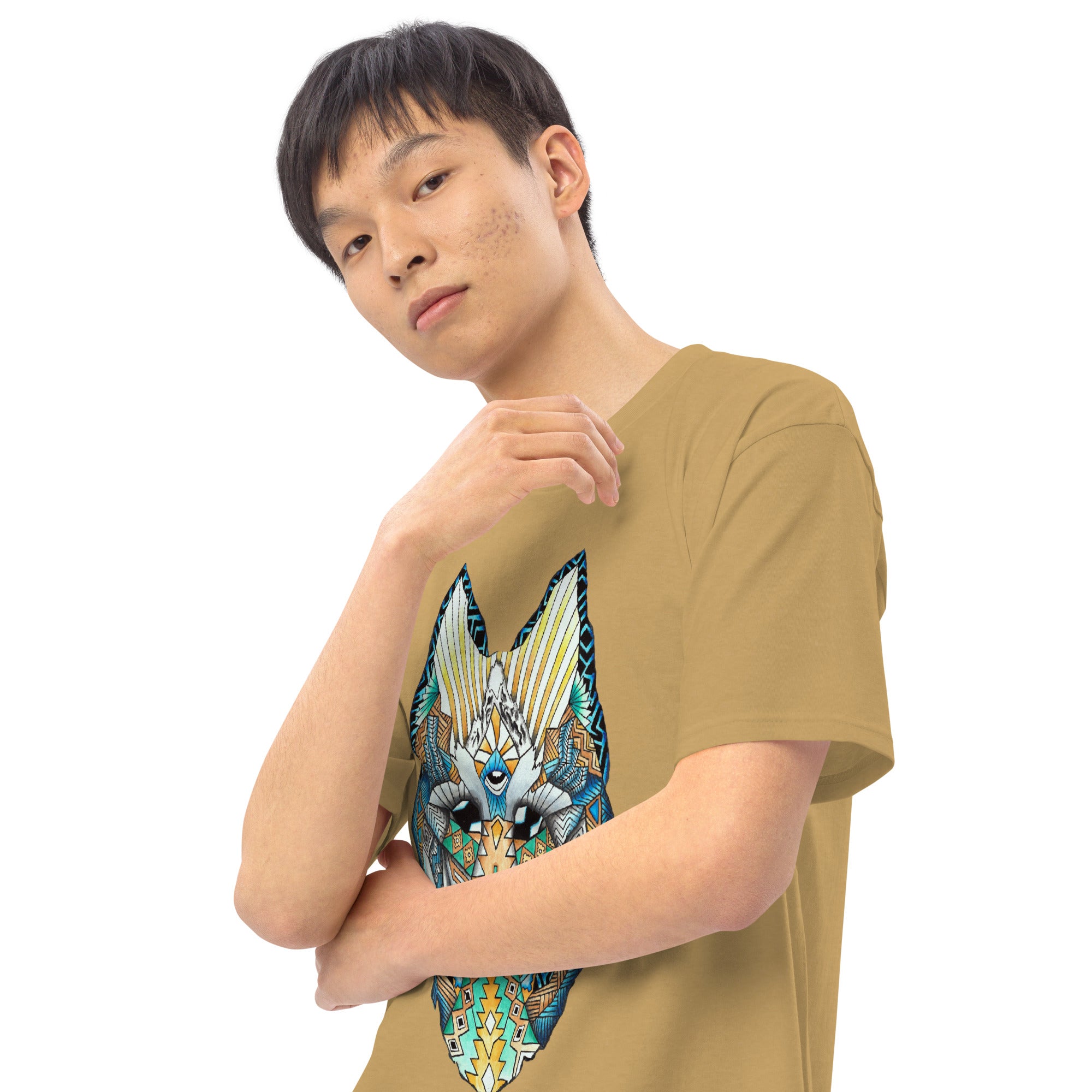 Wolf Head Men’s premium heavyweight tee