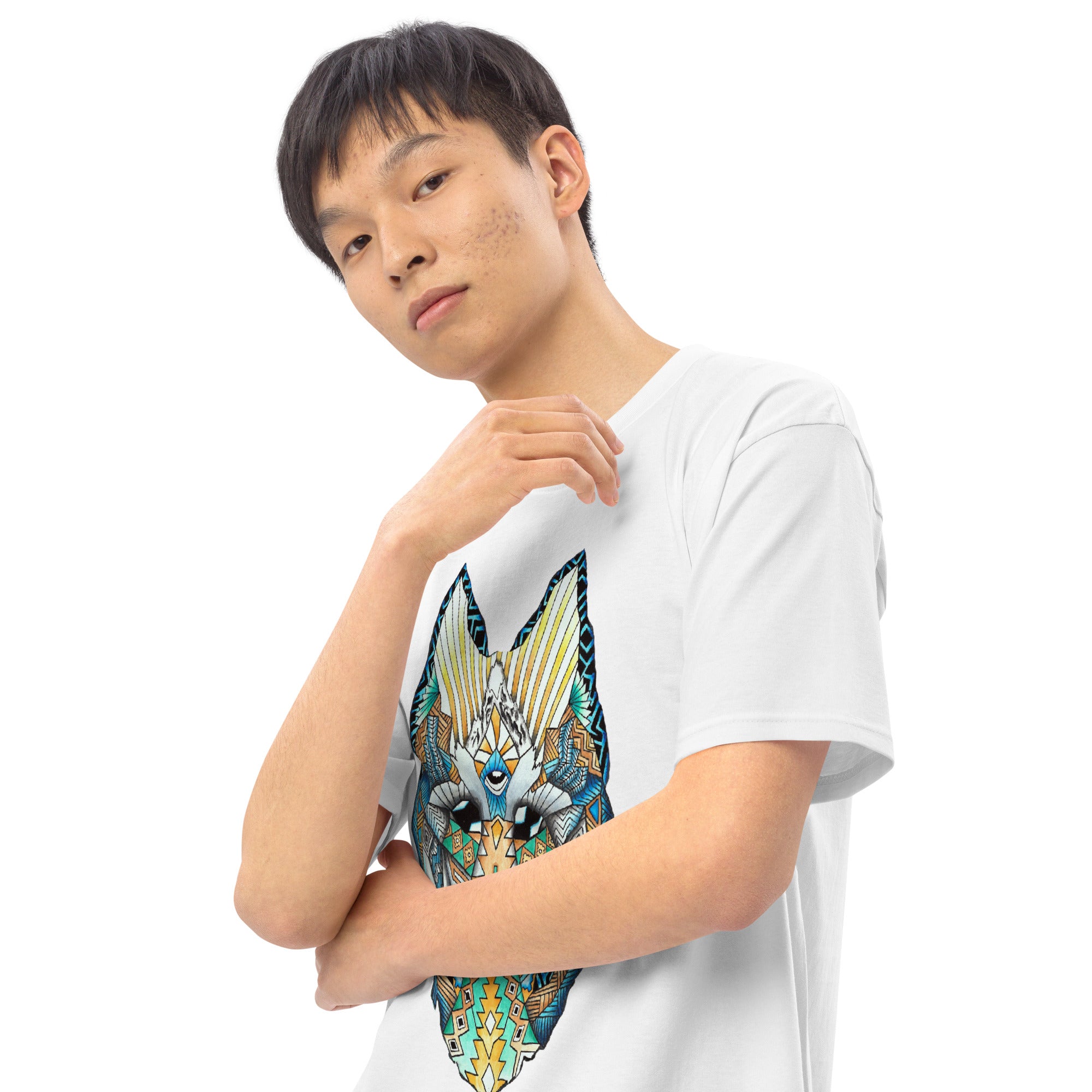 Wolf Head Men’s premium heavyweight tee