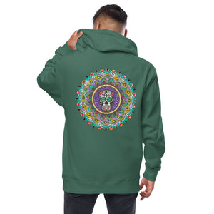 Muertos Unisex fleece zip up hoodie