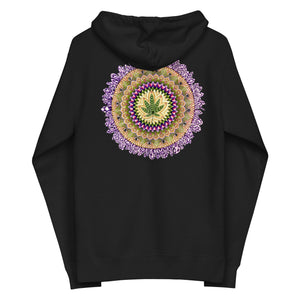 Leaf Peep Unisex fleece zip up hoodie