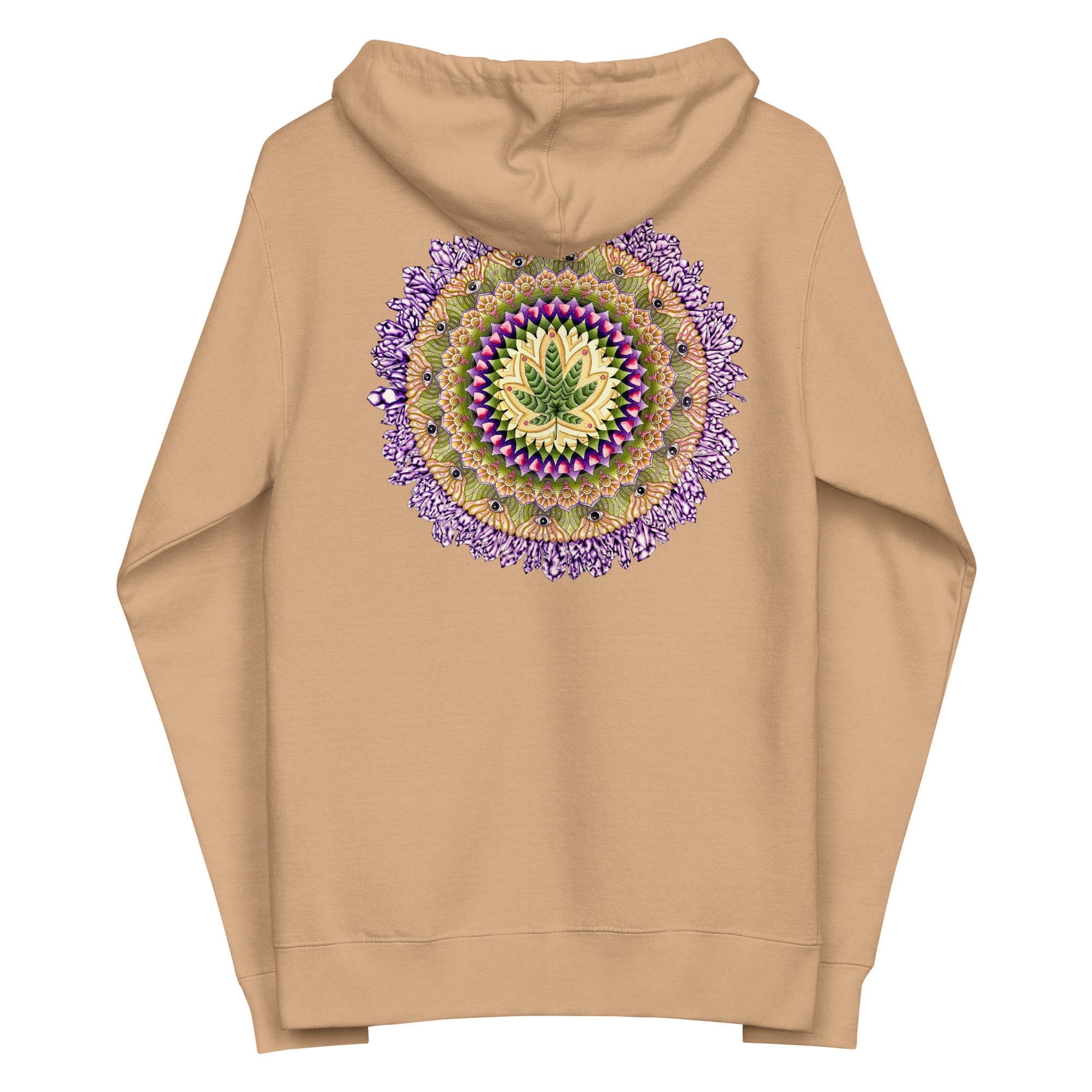 Leaf Peep Unisex fleece zip up hoodie