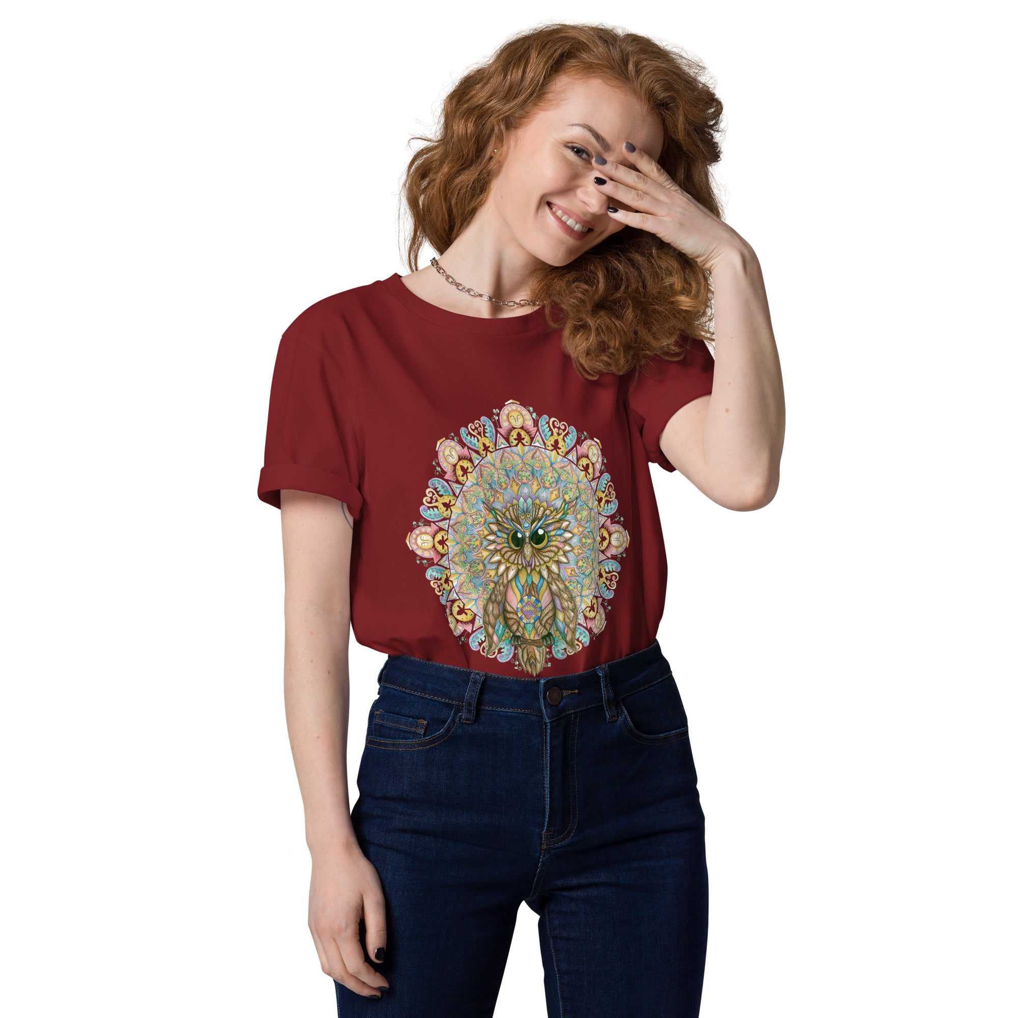 Owl Unisex organic cotton t-shirt