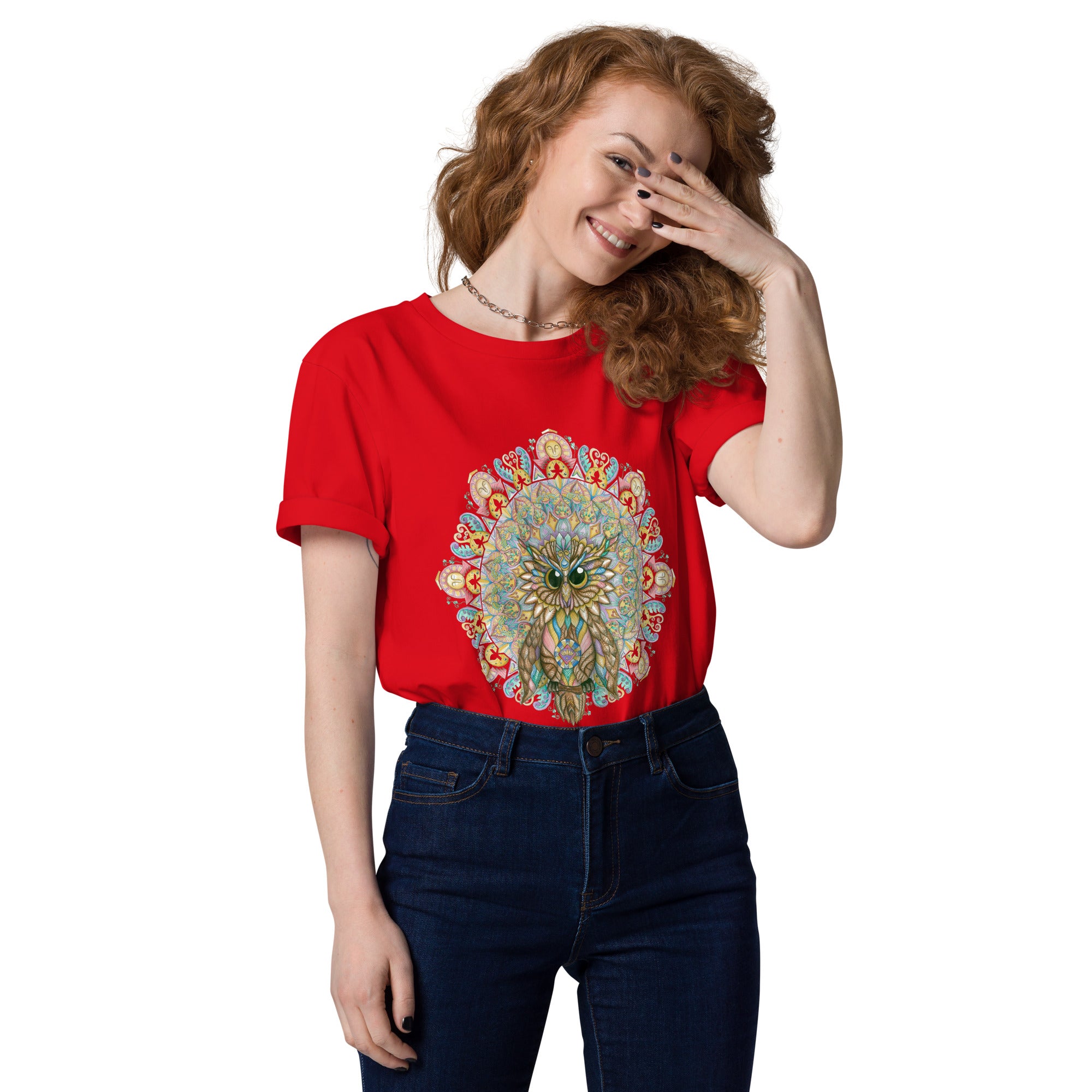 Owl Unisex organic cotton t-shirt