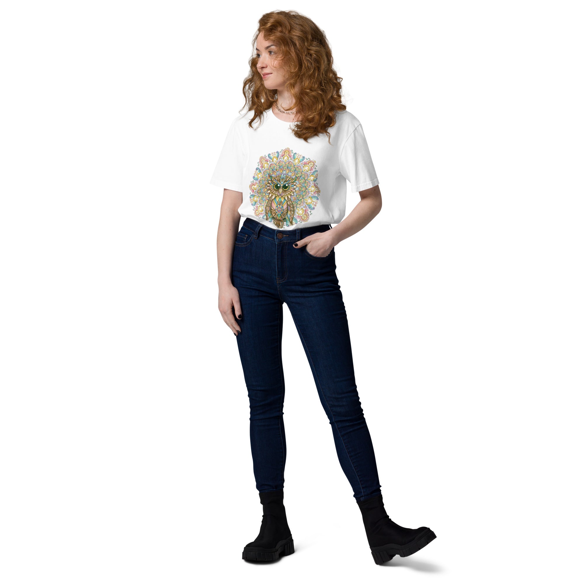 Owl Unisex organic cotton t-shirt