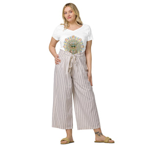 Owl Women’s fitted v-neck t-shirt
